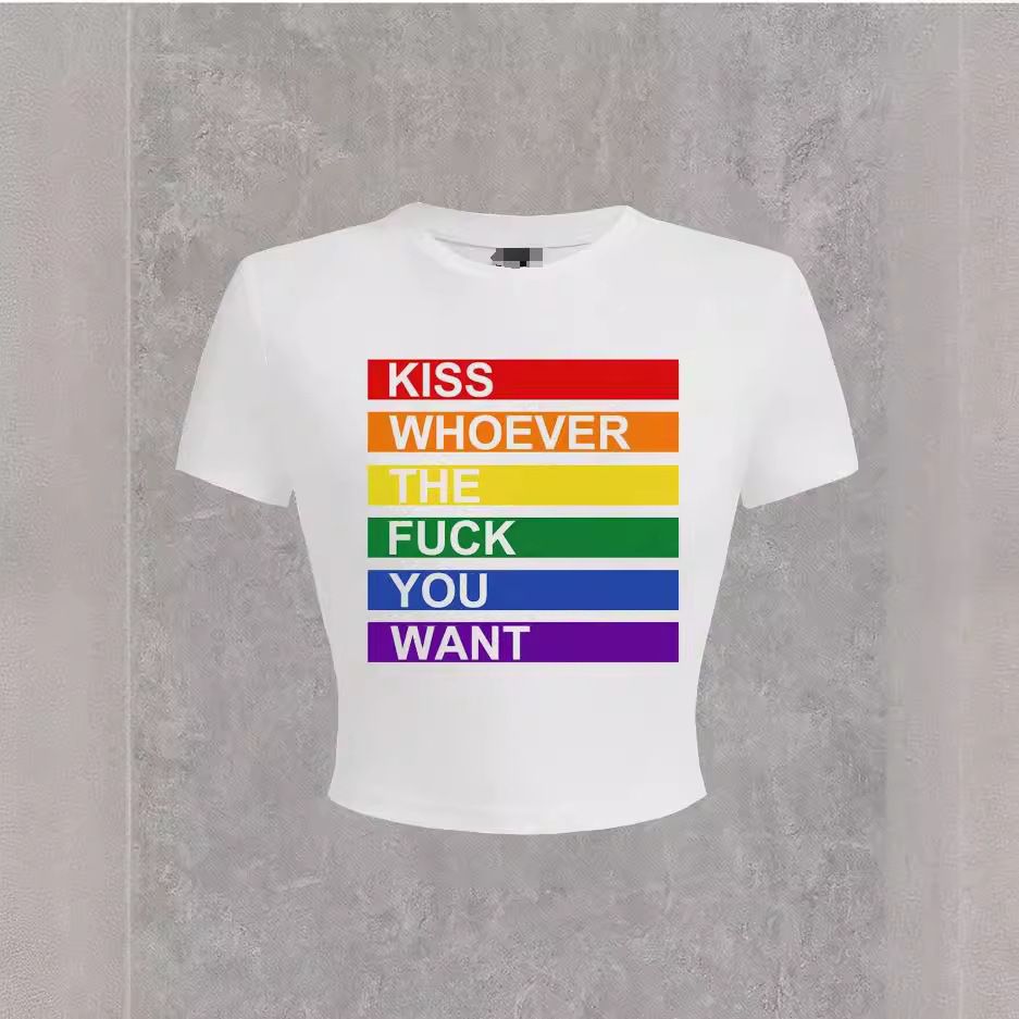 2024 Europäische und amerikanische grenzüberschreitende neue Produkte Grenzüberschreitendes Nabel-T-Shirt mit kurzen Ärmeln_voghion.com