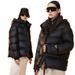 "Unisex Black Puffer Jacket – Long & Short Hooded Down Coat, Warm Winter Essential (S-XXXL)"_voghion.com