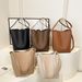 This year's popular bucket 2024 new style mother and child high-end diagonal cross niche design shoulder bag_voghion.com