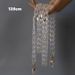Fresh Spring Summer Handmade Iridescent Transparent Acrylic Resin Shoulder Strap Crossbody Bag Decoration Chain_voghion.com
