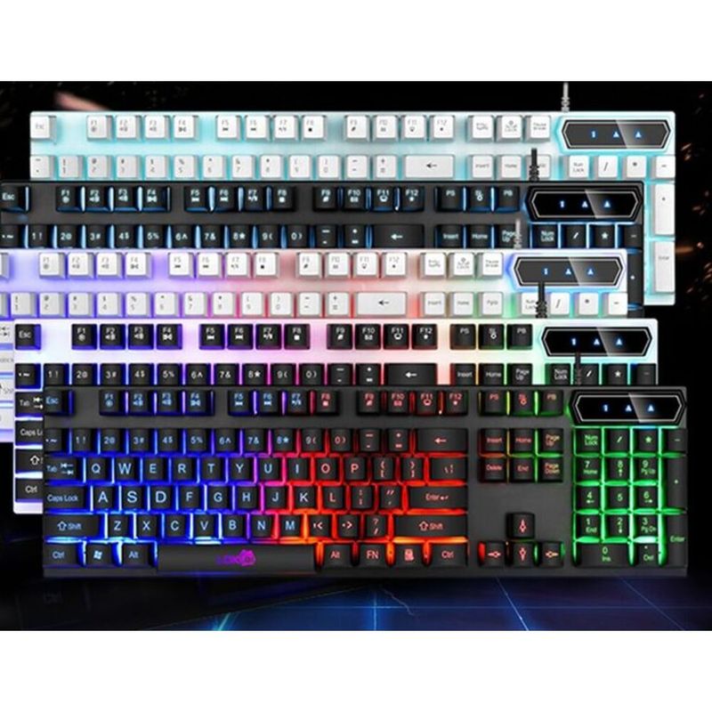 Wired Keyboard Mouse Set Desktop Computer Notebook USB Office Typing Game Mechanical Special_voghion.com