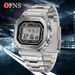 Sleek Square Digital Watch With LED Backlight – 50M Waterproof, Multifunctional & Durable For Men Sports Waterproof Swimming Watch_voghion.com