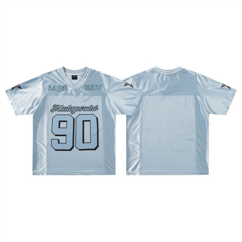 Men's Clothing Mesh Letter 3D Digital Printing Short Sleeved T Shirt Men's 2025 Summer Sports Silky Breathable Casual Tops_voghion.com