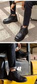 Scarpe da uomo con zip superiore suola in gomma impermeabili antiscivolo per assicurazione sul lavoro Anti Smash Anti Puntura Mid_voghion.com