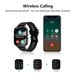 Smart Watch con chiamata wireless/composizione, modalità sport, promemoria chiamate e rifiuto, monitoraggio continuo per iPhone/Android_voghion.com