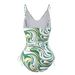 Women's Maternity Tie Deep V Backless Bikini Comfortable Non-Stringy Tummy One Piece Swimsuit_voghion.com