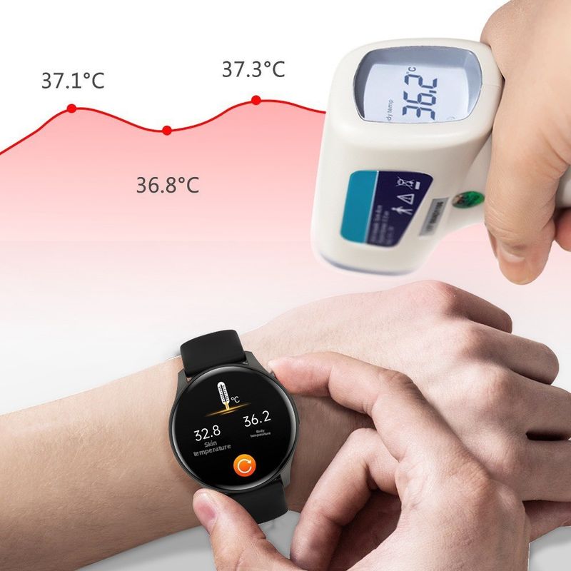 Cross-border New ZW60 Smart AMOLED Round Screen Bluetooth Call Health Sports Watch Smartwatch_voghion.com