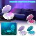 Creative Shell Light Wireless Bluetooth Speaker High-quality Subwoofer Sleeping Desktop Ornaments Romantic Gift For_voghion.com