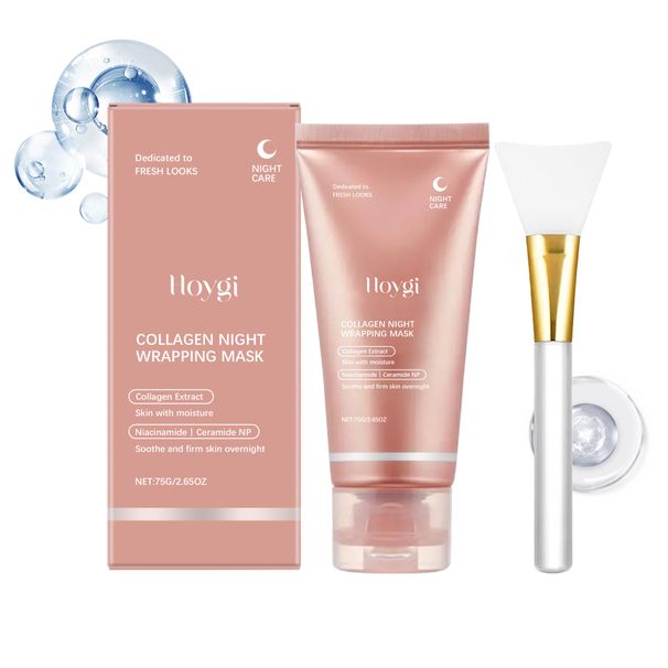 HOYGI Collagen Peel Moisturizing, Nourishing And Cleaning Night Care Tear Facial Mask_voghion.com