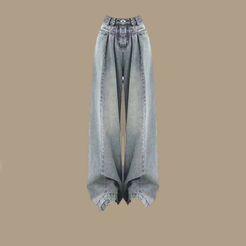 Damenbekleidung Große Herbst- und Winteranzüge Lockerer, schmaler Kapuzenpullover mit Salzlinie und Jeans Zweiteiliger Anzug_voghion.com