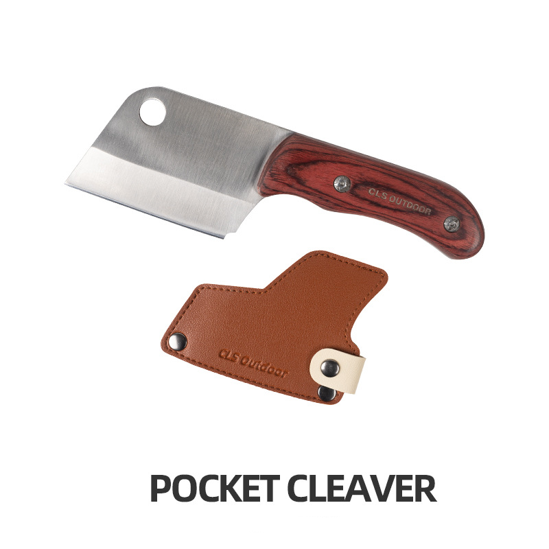 Ultra-Compact Cleaver - Stainless Steel Camping Knife For Outdoor Cooking (Portable & Multi-Purpose)​_voghion.com