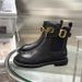 Botas cortas de estilo extranjero para mujer, estilo británico, primavera y otoño 2024. Nuevas botas planas de una sola pieza, estilo retro, botas Martin finas con personalidad._voghion.com