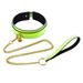 Sex Products Fun Fluorescent Neck Bell Leather Chain Gold Accessories Collar Female Luminous Neck_voghion.com