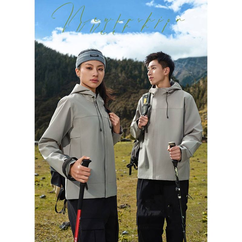 Thin Section Punching Jacket Men's Customized Spring And Autumn Windproof Waterproof Women's Jacket Outdoor Hiking Work Clothes_voghion.com