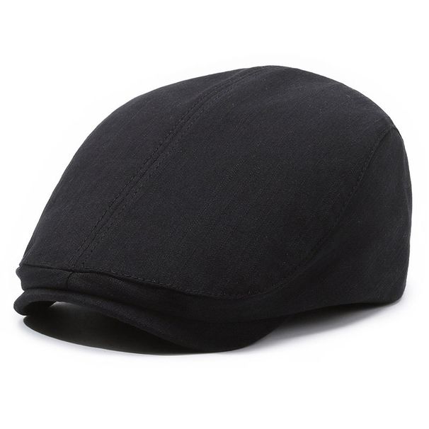 Cappelli da uomo, stile britannico, retrò, berretto da uomo, tinta unita, versatile, semplice, alla moda, per il tempo libero, all'aperto_voghion.com