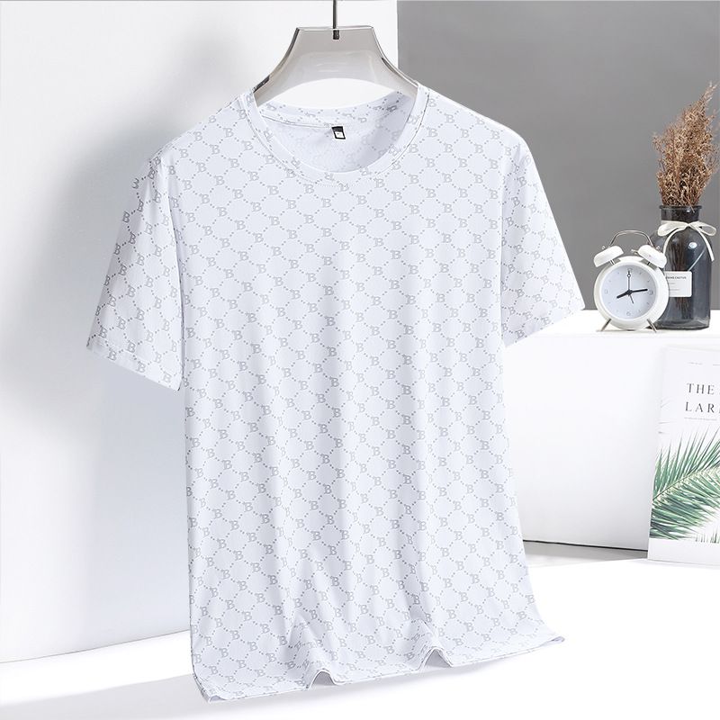 Women's summer sports and leisure running training clothes sweat-absorbent breathable elastic large size short sleeves_voghion.com