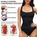 Shapewear For Women High Waist Tummy Control Bodysuit Seamless Butt Lift Full Body Shaper With Adjustable Straps Black Nude Blush_voghion.com