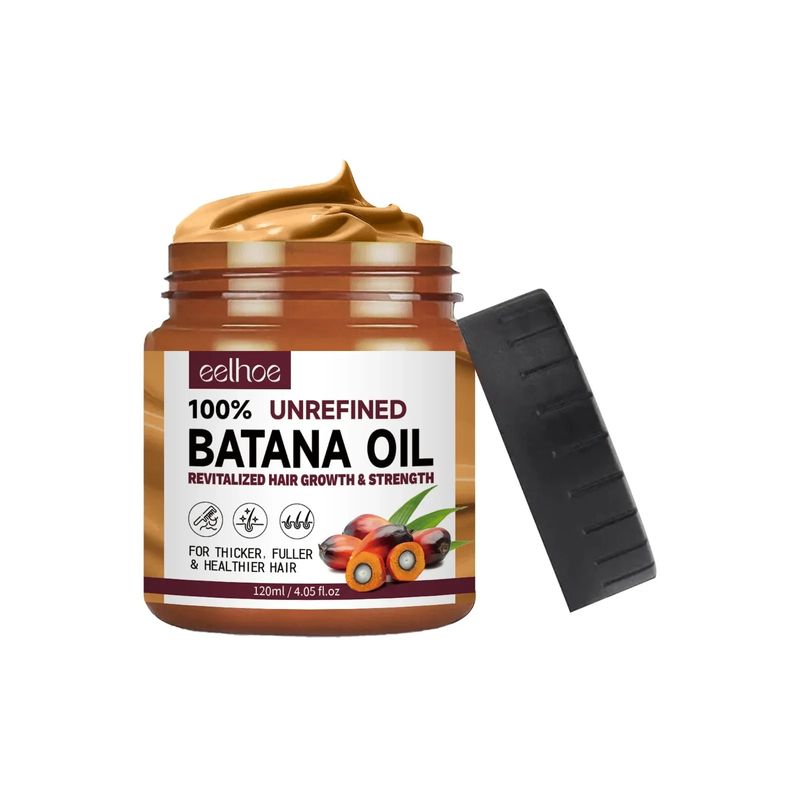 Aceite de Batana 100% puro Natural para el crecimiento del cabello, mascarilla para el cabello con mantequilla y aceite de Batana de Honduras, tratamiento para la pérdida de cabello para hombres y mujeres negros_voghion.com