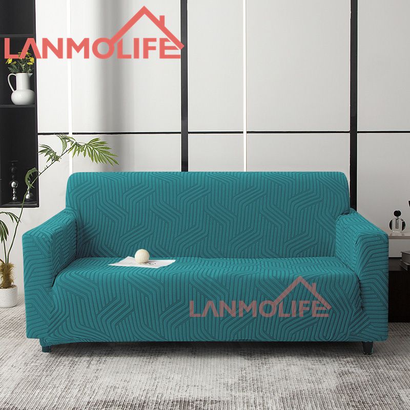 Four Seasons Lifting Jacquard Sofa Cover All Inclusive Home Living Room Sofa Cushion Simple Solid Color Sofa Cover High End_voghion.com