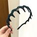 Wave Hairband For Women 2024 New High-End Face Washing Resin Clip High Skull Top Headband Broken Hair Organizer Artifact_voghion.com