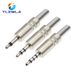 5PCS Metal Repair 3.5mm Male Headphone Plug Mono Stereo Audio Solder Cable Connector 3.5 2Pole 3Pole 4Pole Earphone Jack_voghion.com