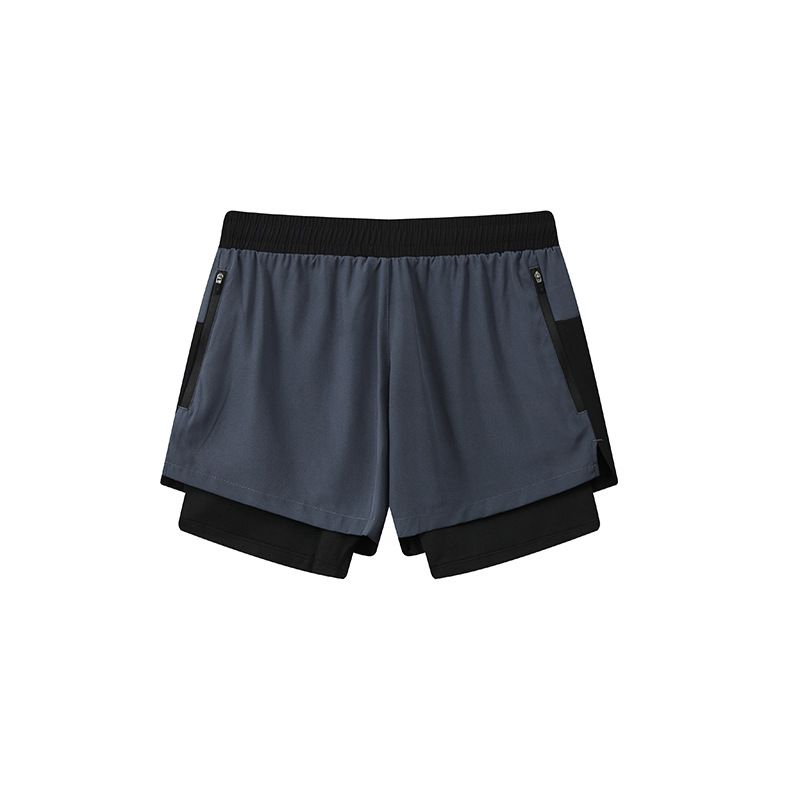 Nuevos pantalones cortos deportivos cómodos para correr, Fitness, entrenamiento, sueltos, transpirables, de secado rápido, versátiles, para maratón_voghion.com