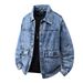 Herrenbekleidung Herbst und Winter Hong Kong Style Jeansjacke Herren 2025 Neue heiße Verkauf Paare Jeansjacke Casual dicke Arbeitsjacke Herren_voghion.com