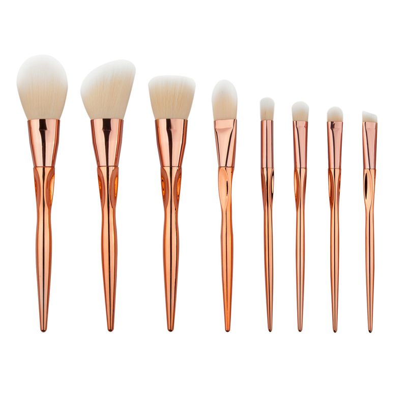 8 pcs heart-shaped makeup brushes set beauty tools cosmetics brush set GUJHUI Yuncai_voghion.com