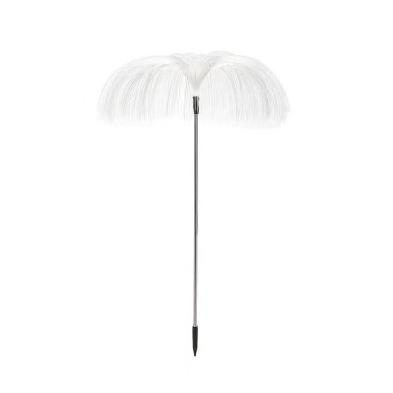 Lumières solaires extérieures lumières à fibres optiques lumières solaires à dégradé coloré guirlande lumineuse solaire pour pelouse décoration atmosphère lumières solaires de jardin_voghion.com