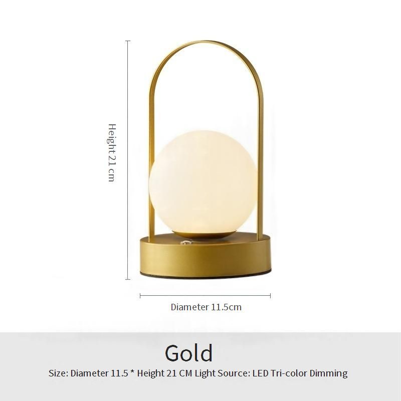 Red Ever-Burning LED Lantern - Romantic Wedding & Christmas Gift, USB Rechargeable Night Light, Portable For Home Decor_voghion.com