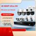 8 Million POE Full Color Home Outdoor Camera HD Monitor Network Remote Monitoring Set_voghion.com