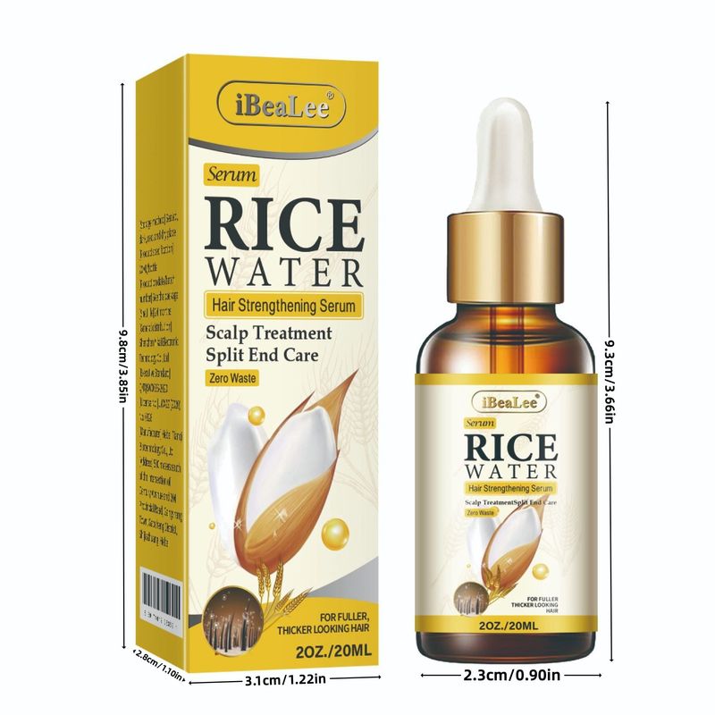 IBeaLee Rice Aquatic Ginger King Root Haarpflegeflüssigkeit Anti-Haarausfall-Essenz_voghion.com