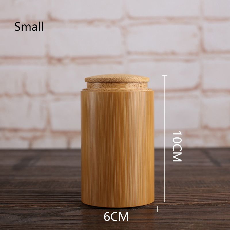 Naturlige bambus reisetebokser Bærbare lufttette bokser Reise tebokser Yuzhu uttrekkbare tebokser_voghion.com
