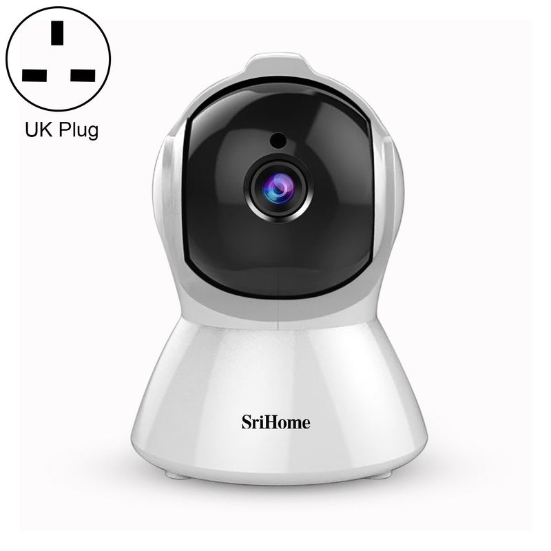 SH025 2,0 milijono pikselių 1080P HD AI automatinio sekimo IP kamera, palaikanti dvipusį garsą / judesio sekimą / humanoidų aptikimą / naktinį matymą / TF kortelę, JK kištukas_voghion.com