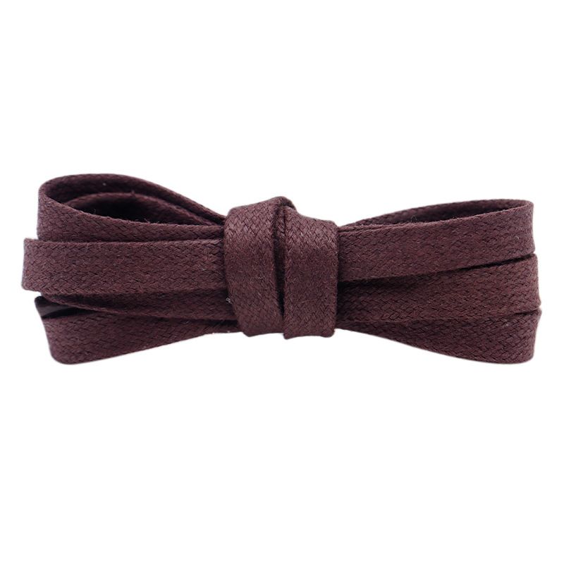 Gewachste Schnürsenkel aus Baumwolle, 0,8 cm breit, geeignet für kleine weiße Schuhe, Segeltuchschuhe, Freizeitsport, Schuhwachsband_voghion.com