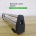 3rd Gen 50cm Stainless Steel Top-Mount Pants Hanger - Extendable Pull-Out Rail System For Wardrobe Organization_voghion.com