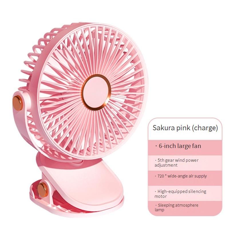 6-Zoll-Clip-Ventilator mit starkem Wind und USB-Nachtlicht – Mehrzweck-Tischventilator für Home Bar Cafe & Büro_voghion.com