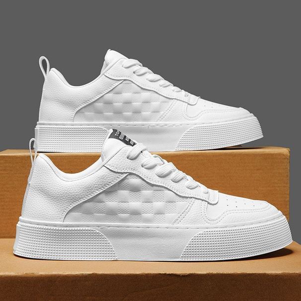 Summer New Breathable Little White Men's Fashion Versatile Thick Sole Sports Casual Board Trendy Shoes_voghion.com