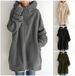 Women's Pullover Loose Long-sleeved Fleece Hoodie_voghion.com