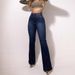 High Waist Stretch Flared Jeans For Women - Comfortable Cotton Denim Pants With Elastic Waistband & Butt Lifting Design, Streetwear Fashion_voghion.com
