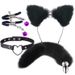 Nippelklemmen-Ohren-Set Cosplay-Kit Lila Rot Pelz Sexy BDSM-Sets mit Anal-Fuchsschwanz-Buttplug für Frauen_voghion.com