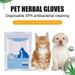 Keine Spülung Haustier Tücher für Haustiere Baden Hund Pflege Katze Waschen 5-Finger-Handschuhe_voghion.com