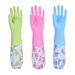 Household Gloves Kitchen Washing Dishes Cleaning Household Rubber Latex PVC Gloves_voghion.com