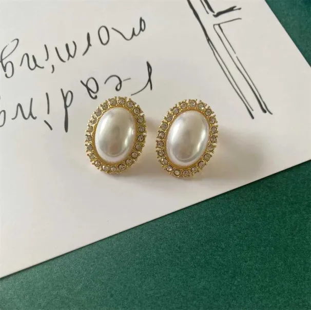 Collana con doppio strato di perle eleganti da donna, orecchini, catene classiche vintage squisite per la festa della donna, matrimonio retrò_voghion.com