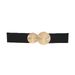 Dames Decoratieve Jas Met Jurk Riem Riem Set Elastische Taille Seal Brede Modellen_voghion.com