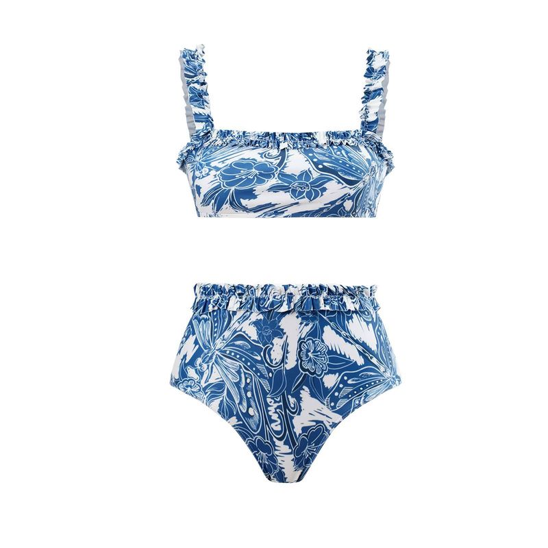 2023 Nieuwe Bikini Sexy Bikini Split Driedelige Dames Badmode Mesh Lange Jurk_voghion.com