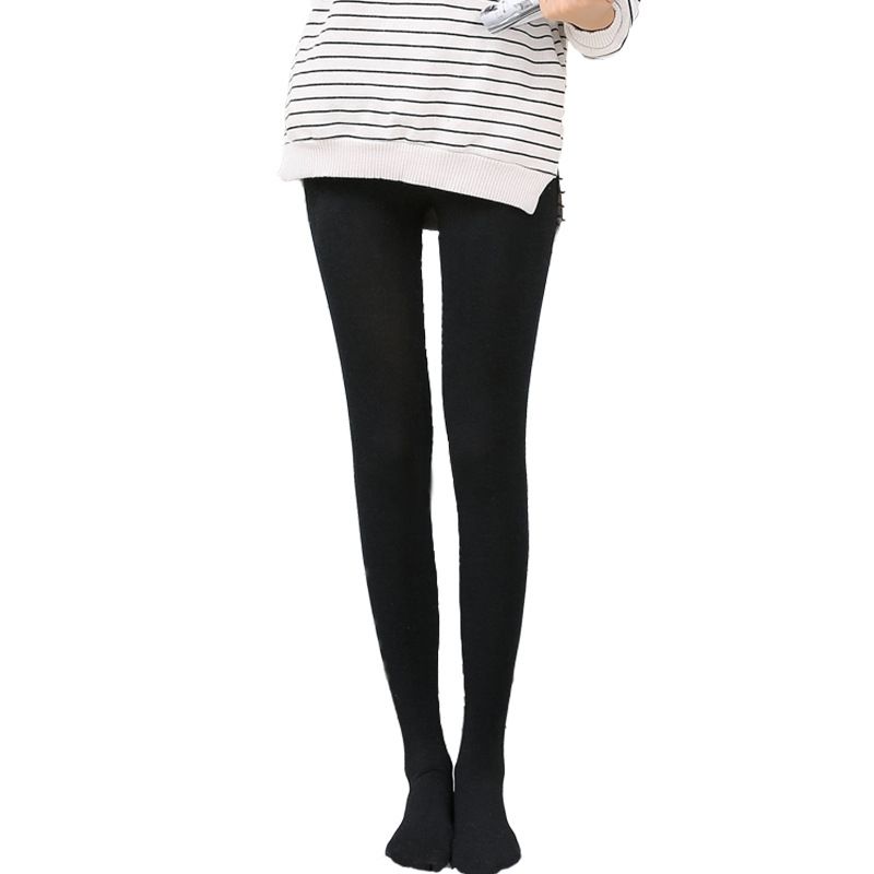 colorful pure cotton medium thick leggings women's foot-stepping rompers socks, foot-stepping pants street stall supply wholesale_voghion.com