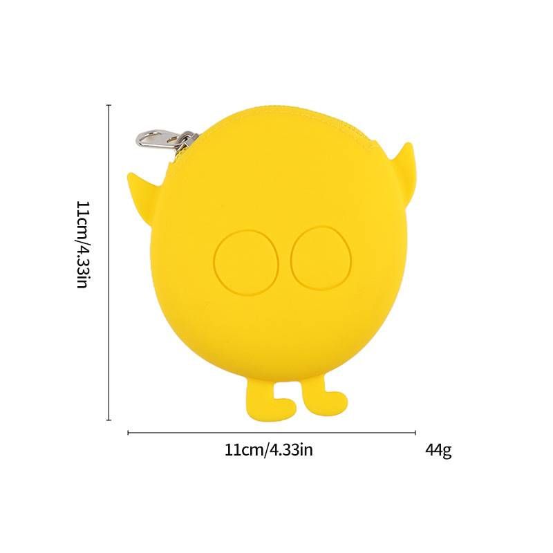 Silikon Tasche Geldbörse Silikon Organizer Cartoon Puppe Weiche Plastiktüte Tasche Kinder Tragen Mini Niedliche Geldbörse_voghion.com