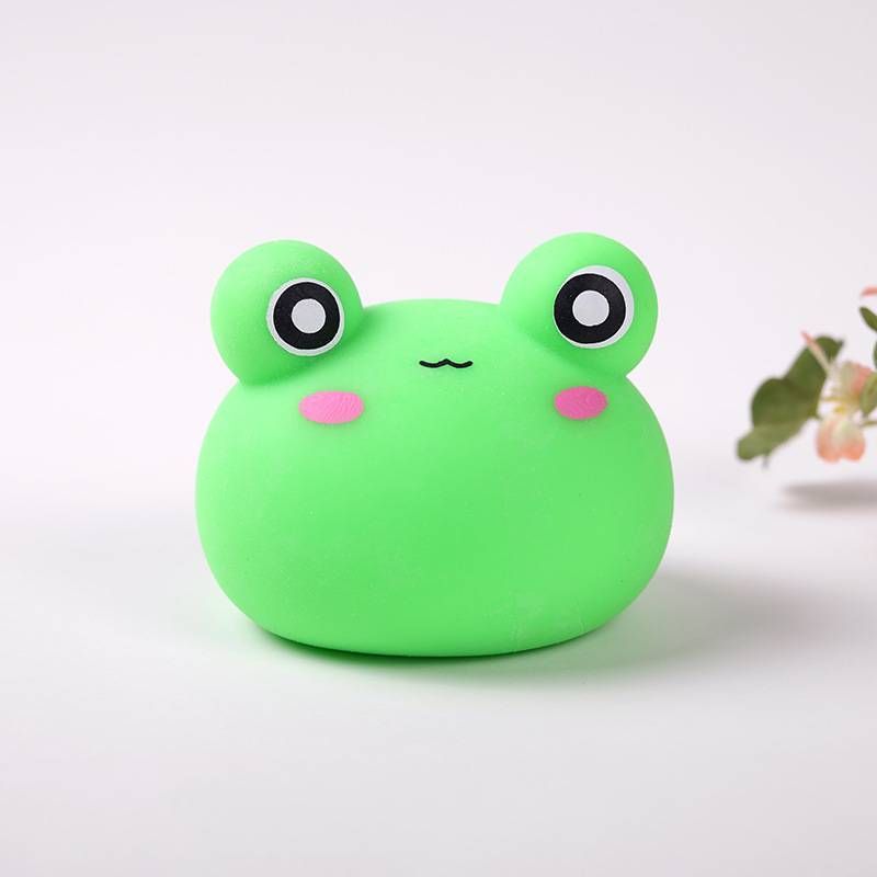 Frog Squeeze Creative Stress Relief Slow Rebound Toys Stress Relief Ventilation Doll Salute Ventilation Toys Wholesale_voghion.com