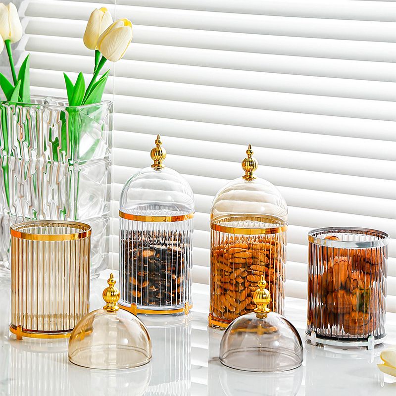 Luftdichtes Vorratsdosen-Set für Lebensmittel – BPA-freie Küchendosen aus Kunststoff (stapelbares, durchsichtiges Design mit verschließbaren Deckeln, 5-teiliges Set)​_voghion.com